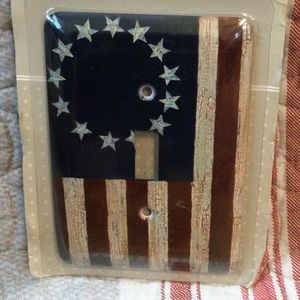 Country flag single light switch.